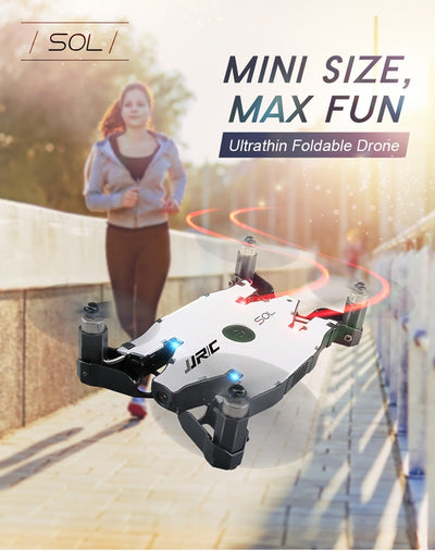 Wifi FPV Mini Selfie Drone HD Camera Auto Foldable