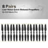 8 Pairs Low-Noise Quick-Release Replacement Blade