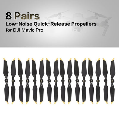 8 Pairs Low-Noise Quick-Release Replacement Blade