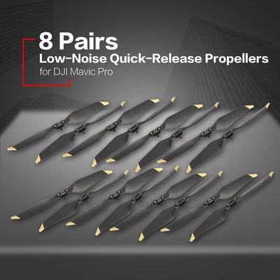 8 Pairs Low-Noise Quick-Release Replacement Blade